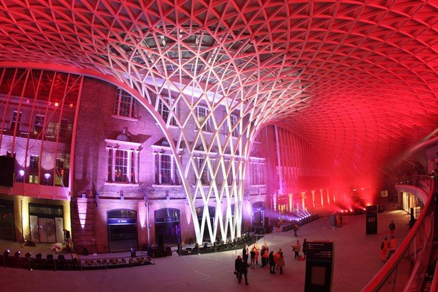 King's Cross western concourse: Network Rail will today announce the completion of the new western concourse, the most spectacular part of the five-year programme to restore and improve King’s Cross station. More than 45m passengers a year - travelling through London and to and from destinations as far afield as Newcastle, Edinburgh and York - will benefit from a raft of improvements when it opens to the public on Monday (19th March). The new concourse opens to the public on Monday 19 March 2012.