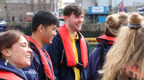 Seafish launches 2024 fishing fleet survey: Candid - group pic cropped