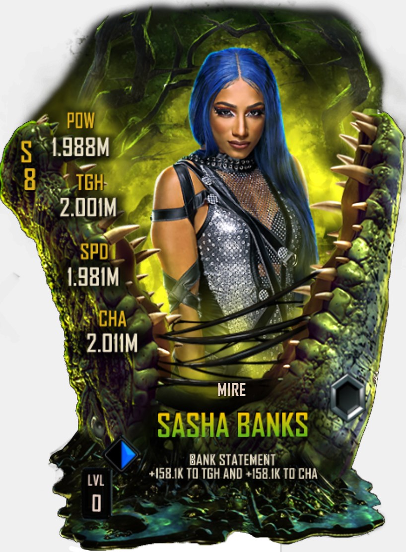 WWE SuperCard Season 8 Mire Sasha Banks