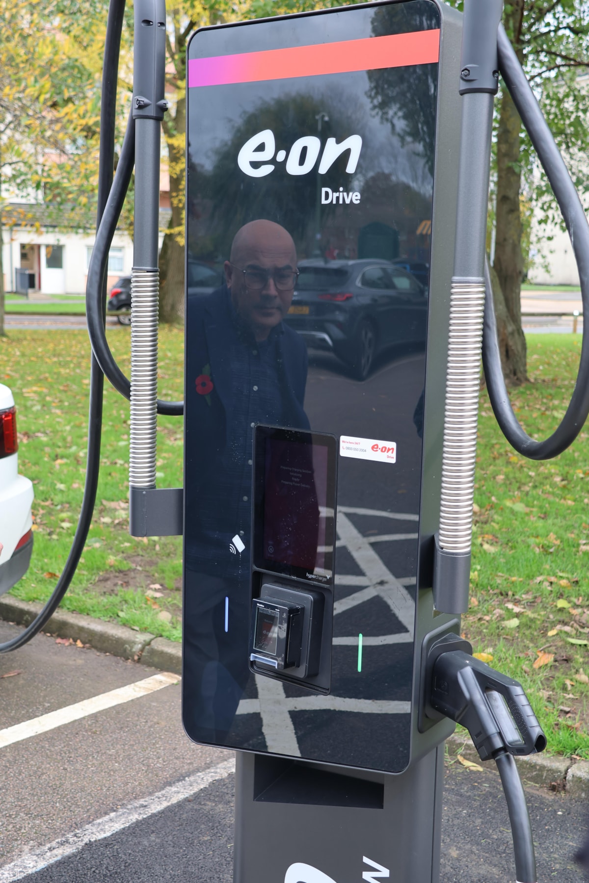 Drive Charging point reflection