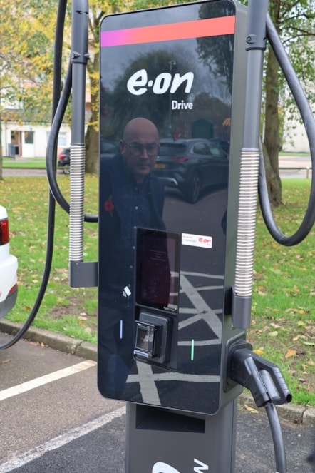 Drive Charging point reflection