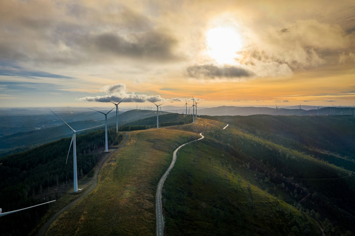 scenic wind farm