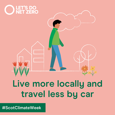 Social Asset - Live more locally and travel less by car - 1080x1080 - Climate Week