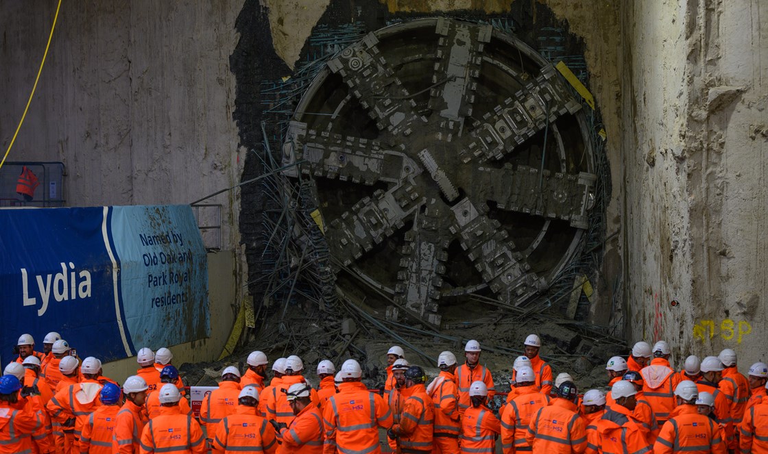 HS2's Atlas Road Logistics Tunnel breaks through into Old Oak Common Box-2