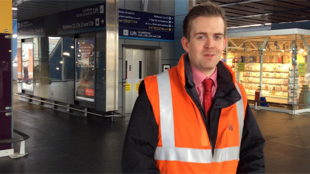 Calum MacKay is the station manager at London Paddington