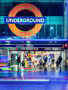 Rudy Loewe, The Congregation, 2025. Brixton Underground station. Commissioned by Art on the Underground. Photo -  Angus Mill (4): Rudy Loewe, The Congregation, 2025. Brixton Underground station. Commissioned by Art on the Underground. Photo -  Angus Mill (4)