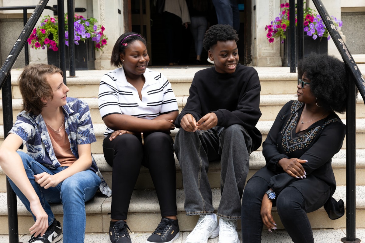 Chief Discovery Officers, from left, Tam, Teayanna, Cruz and Sidra
