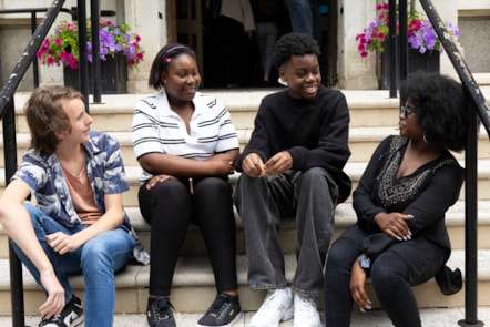 Chief Discovery Officers, from left, Tam, Teayanna, Cruz and Sidra