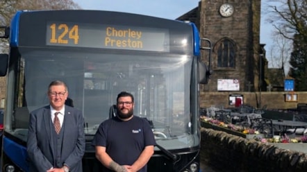 Preston to Chorley bus 124