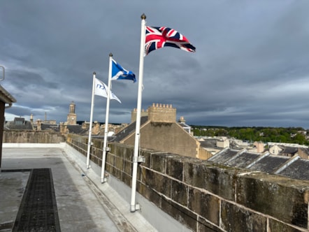 Flags at HQ 2