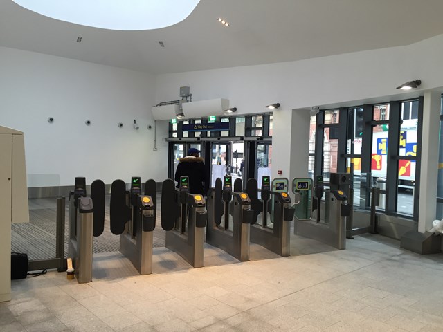 The interior of the new southern hub at Birmingham New Street