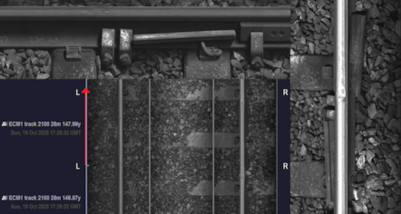 AIVR detected a loose temporary clamp and prevented a broken rail, LNER