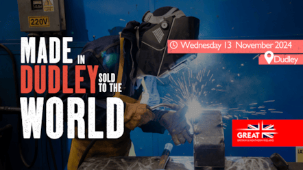 Made in Dudley, Sold to the World Event Graphic