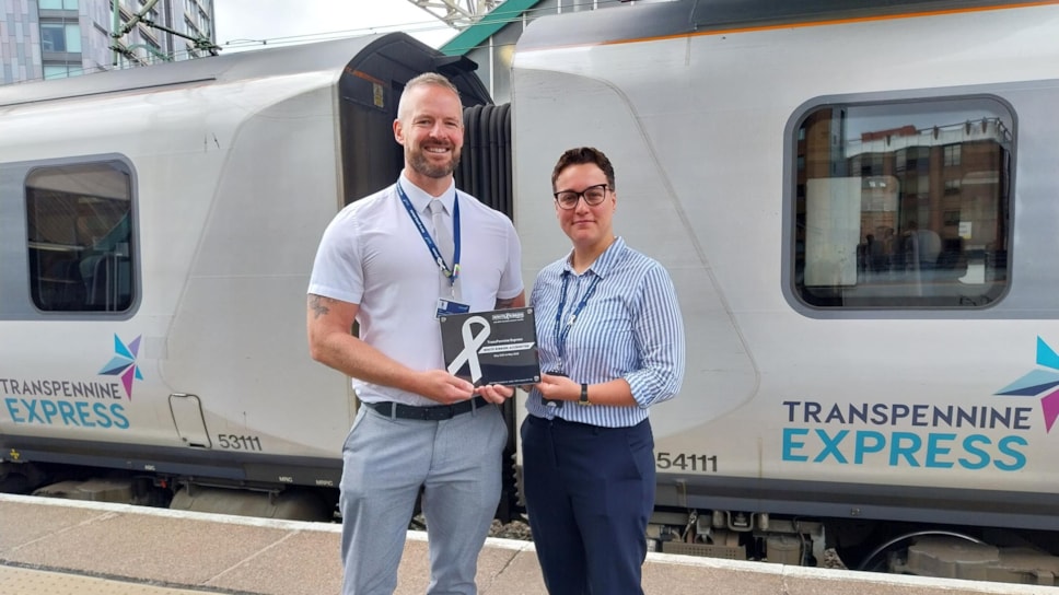 Image shows TPE staff - White Ribbon Accreditation