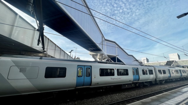 TWO WEEKS TO GO: Thameslink route through central London closed over Christmas so track replacement can take place: New footbridge at Thameslink's busiest station north of London, St Albans City cropped