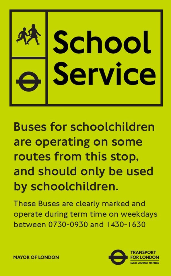 School Service poster