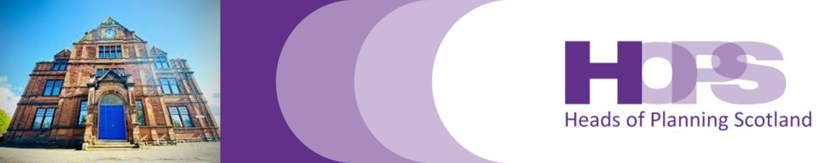 Heads of Planning Scotland banner