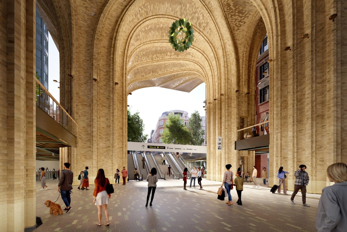 Network Rail's application to transform London's busiest station validated by City of London: NR Liverpool St Bishopgate-Exit med res