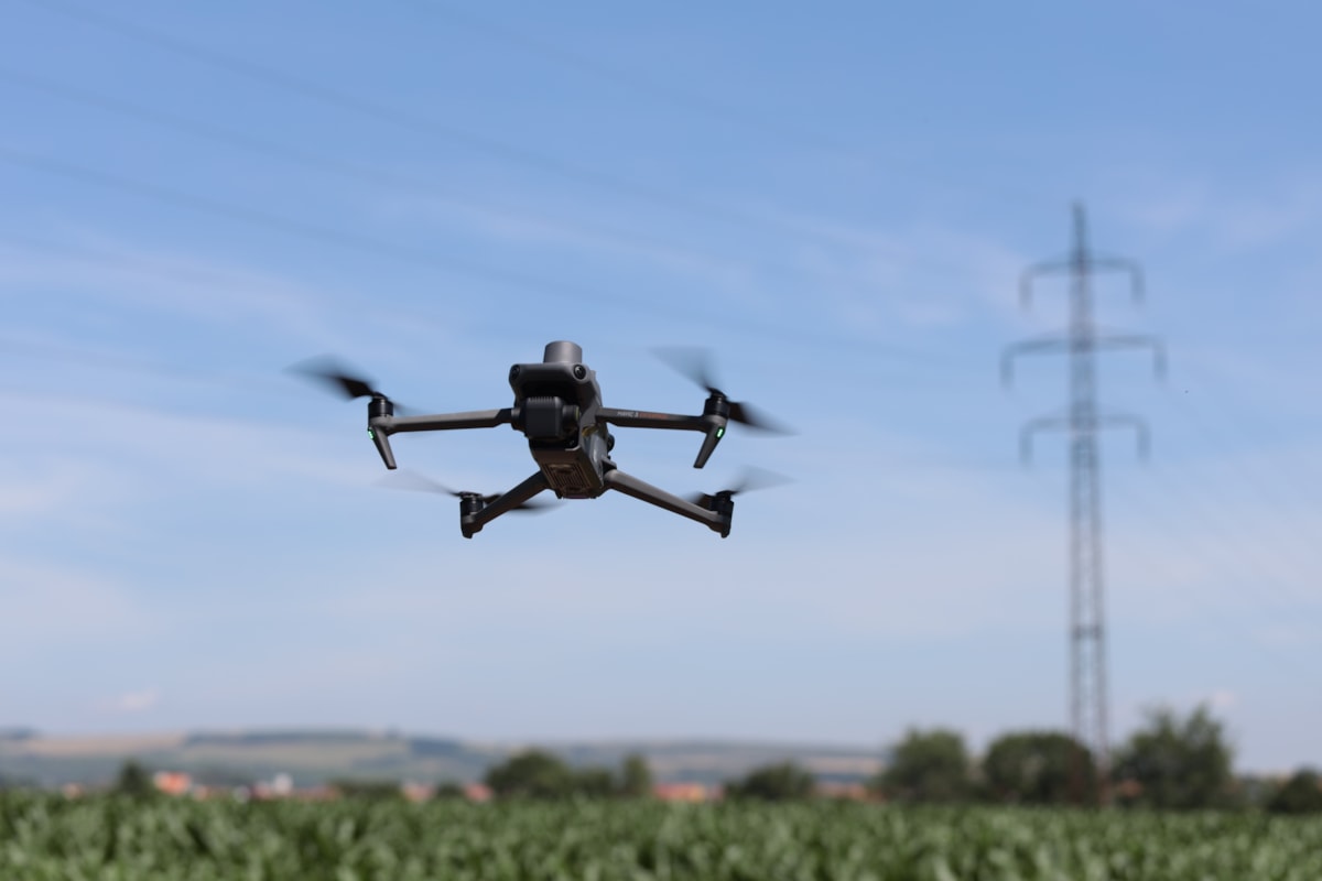 Drone in flight