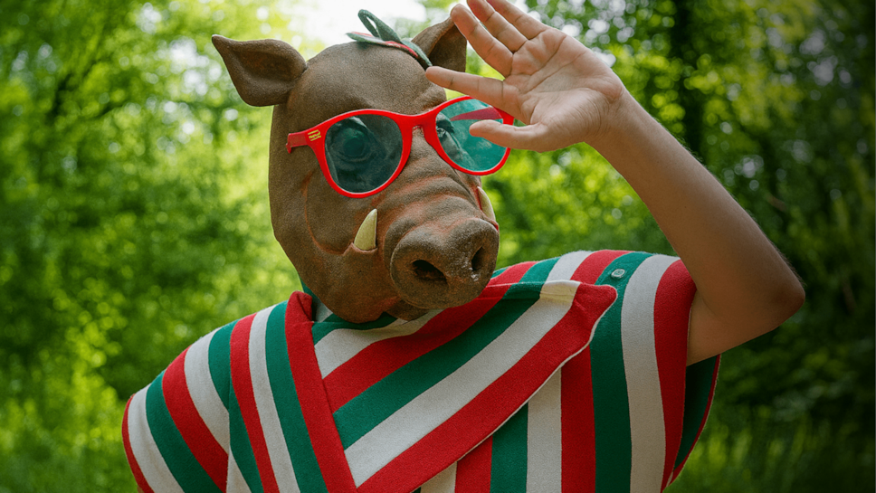 eisteddfod colours boar head costume