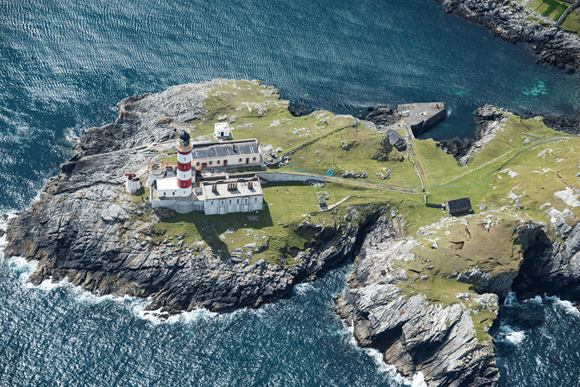Historic Environment Scotland (HES) launches its first dedicated climate change adaptation plan: Eilean Gas Lighthouse Image