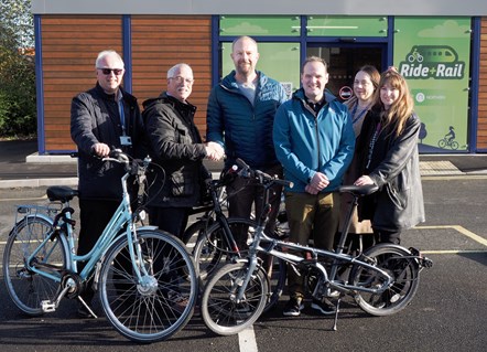 This image shows the opening of the new cycle hub (2)