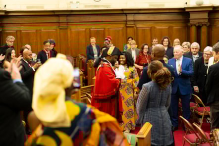 Mayor of Islington, Cllr Jason Jackson in the Council Chamber