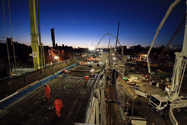 Passengers set to benefit from bumper Christmas: Ordsall Chord Christmas work track
