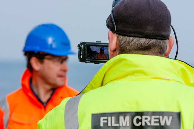 Media crew at Teignmouth 1