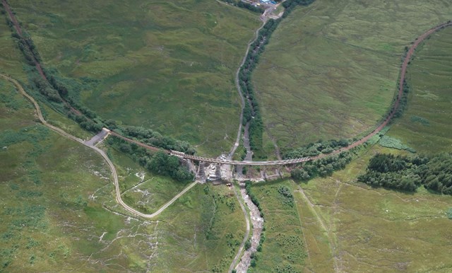 Vital upgrades for West Highland Line: Auch viaduct Aerial horseshoe