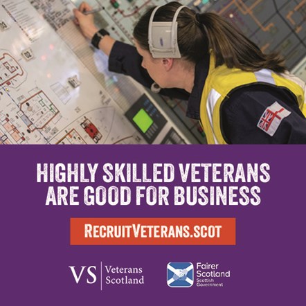 Our web banner has been produced to allow you to promote the recruitment of veterans on your website.