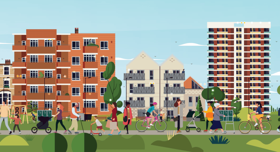 Social housing in Hackney