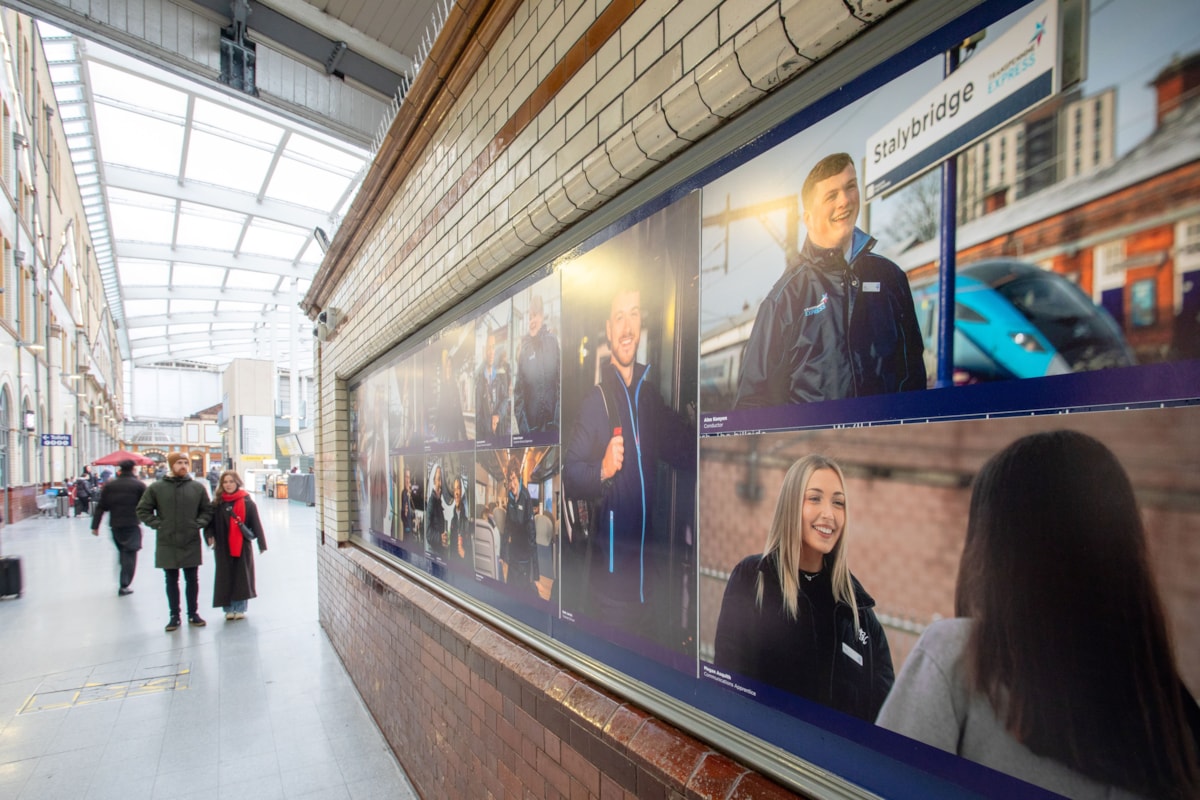 A new photography exhibition has launched in two major train stations, celebrating the diversity of the team behind TransPennine Express