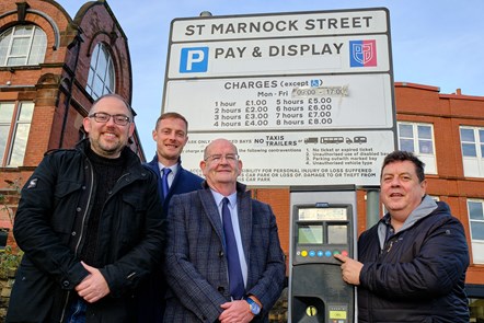 Cllr Ingram, Peter Telfer, Kevin Braidwood and Cllr Reid