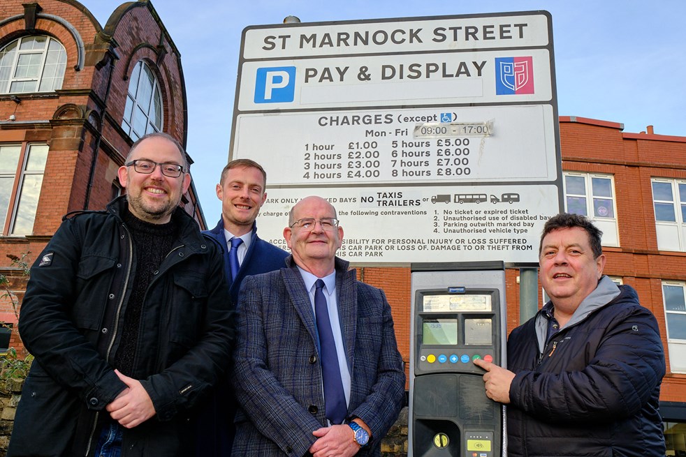 Free Christmas parking in Kilmarnock town centre
