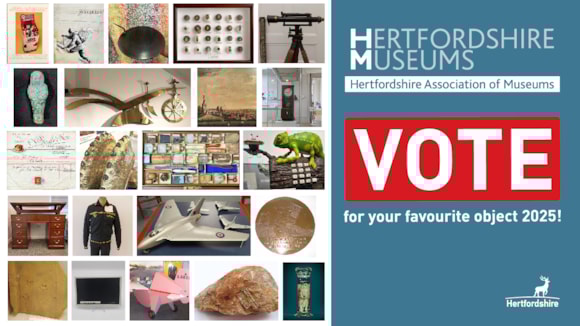 Vote for Hertfordshire’s Museum Object of the Year 2025: 1200 x 675 OOTY 72dpi-01