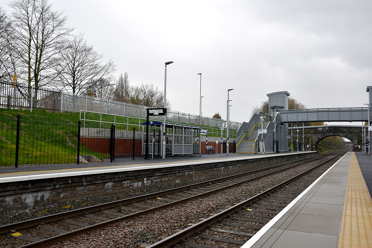 Warrington West Station Opens