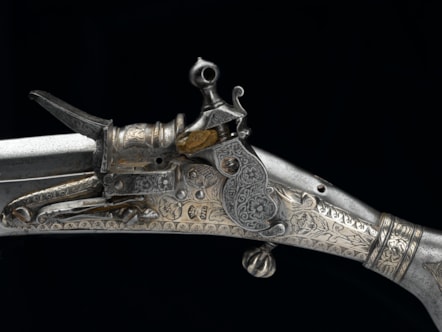 Steel and silver pistol, 17th century. Image © National Museums Scotland (3)
