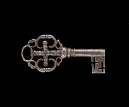10. Key to the silver casket. Image copyright National Museums Scotland