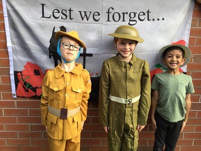 Milking Bank Primary Pupils Service of Remembrance